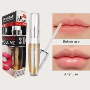 Ministar Lip Extreme 3D Volume Plumping Lip Gloss Lasting Moisturizer Tr…